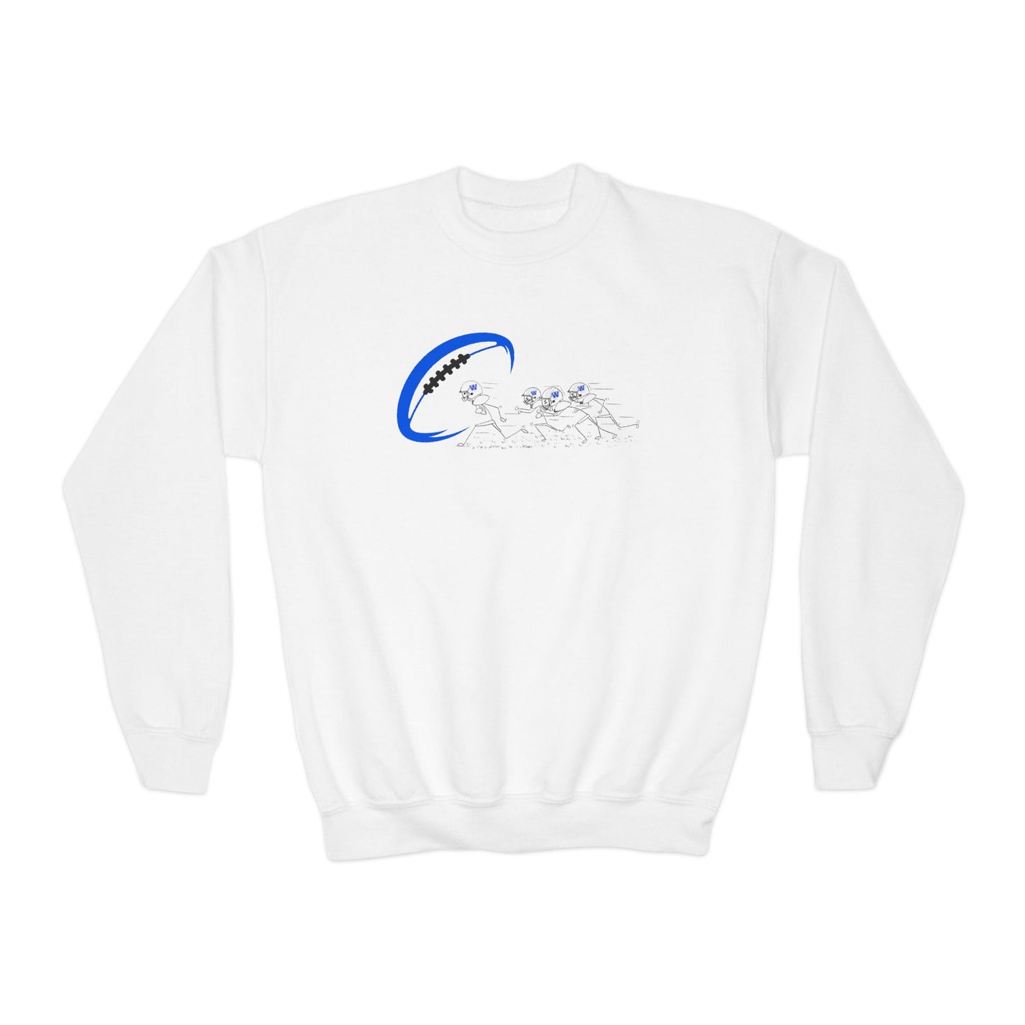 Youth Football Crewneck Sweatshirt