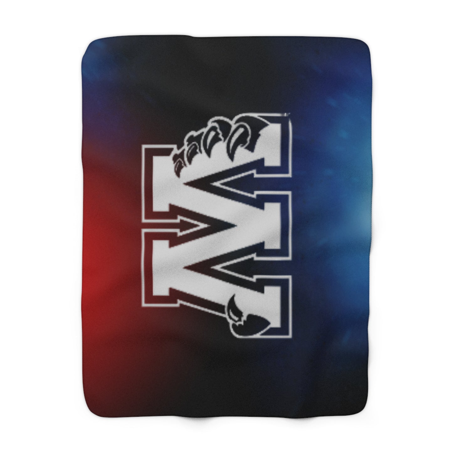 Cozy Sherpa Fleece Blanket with Custom Graphic Design